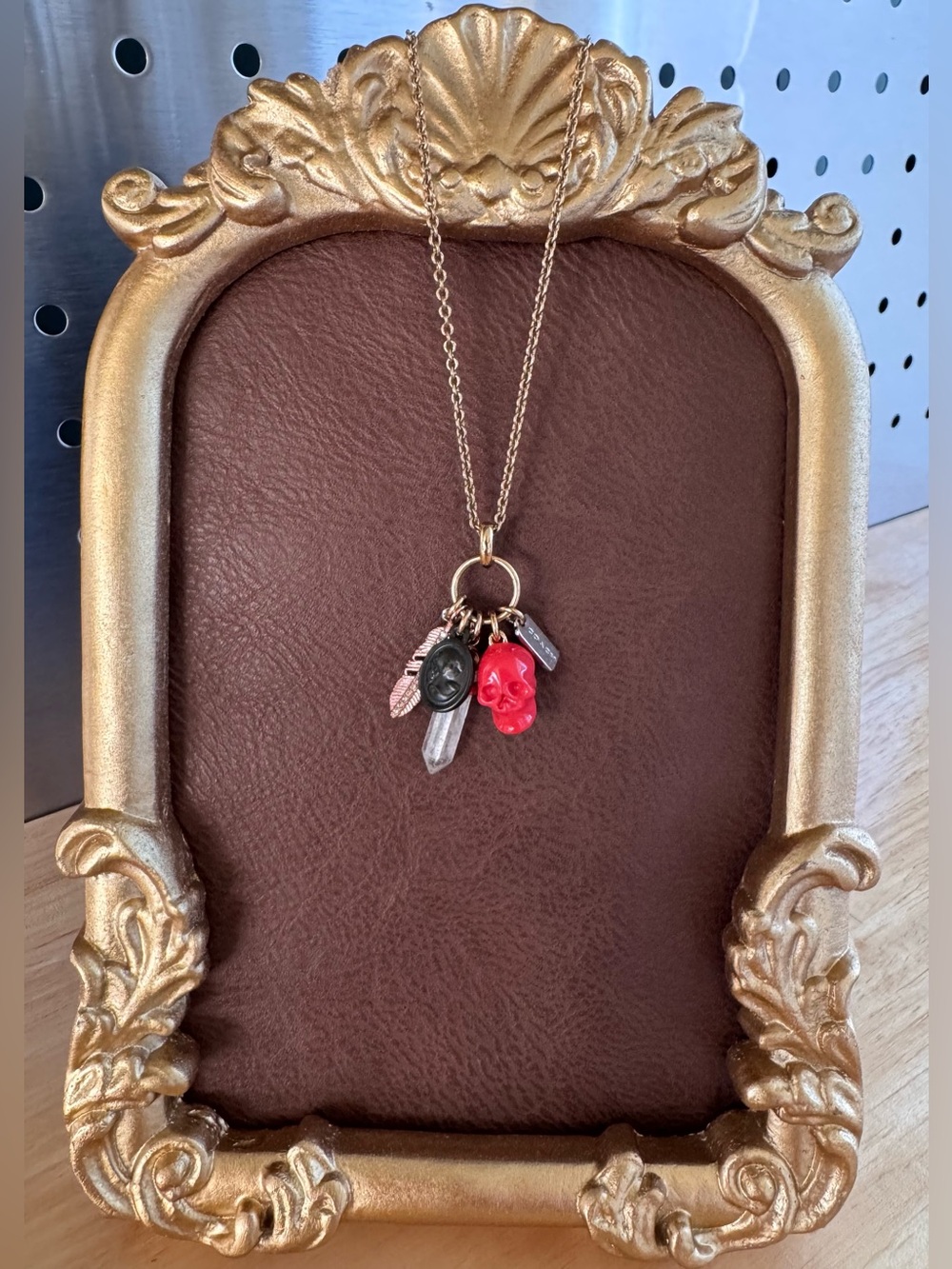 Coach Skull Charm Necklace